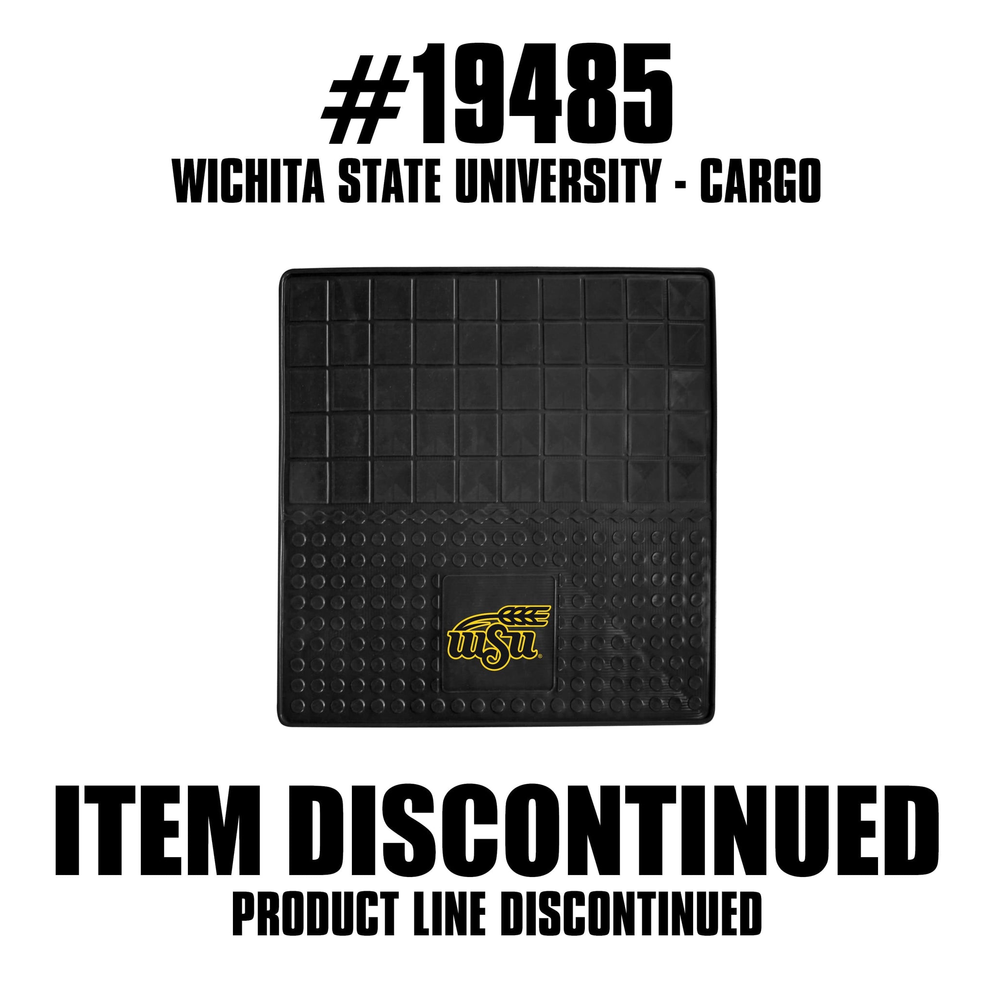 Wichita State Shockers Heavy Duty Cargo Mat 31"x31" - Wichita State - Flyclothing LLC