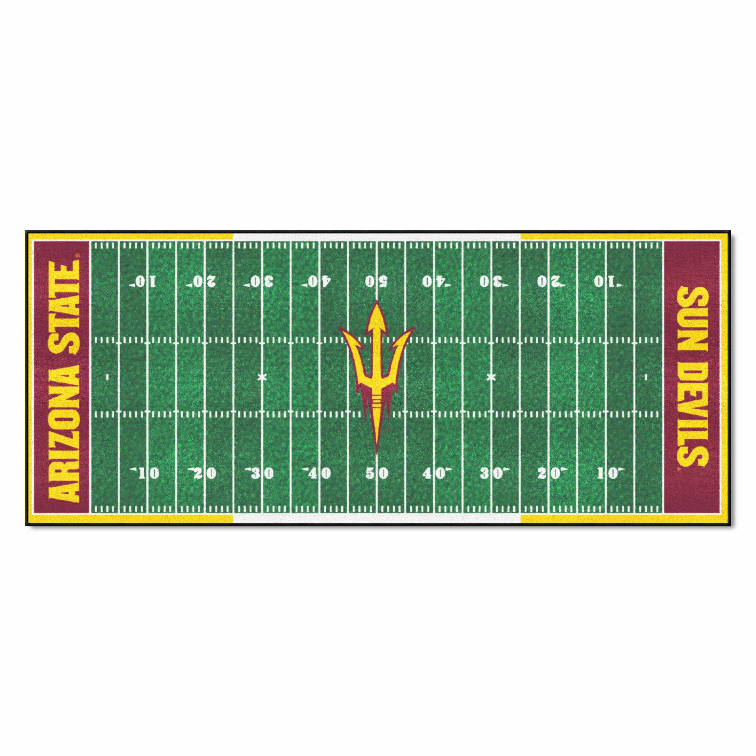 Arizona State Sun Devils Field Runner Mat - 30in. x 72in., Pitchfork Logo - Arizona State