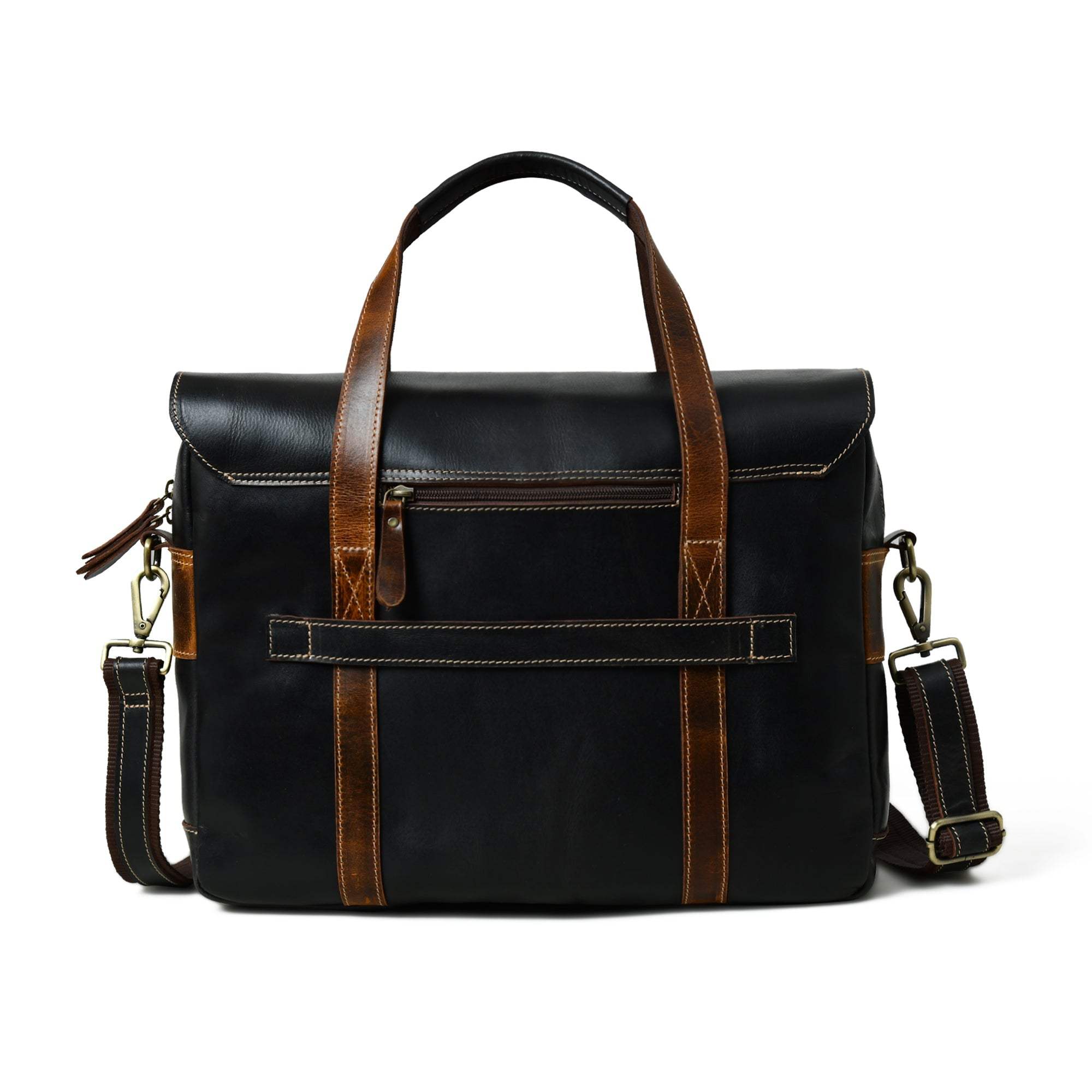 Walker Office Travel Top Handle Bag - Classy Leather Bags - Flyclothing LLC