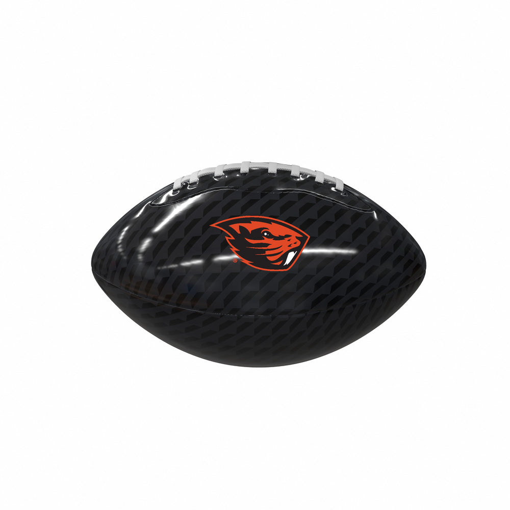 Oregon State Carbon Fiber Mini Glossy Football