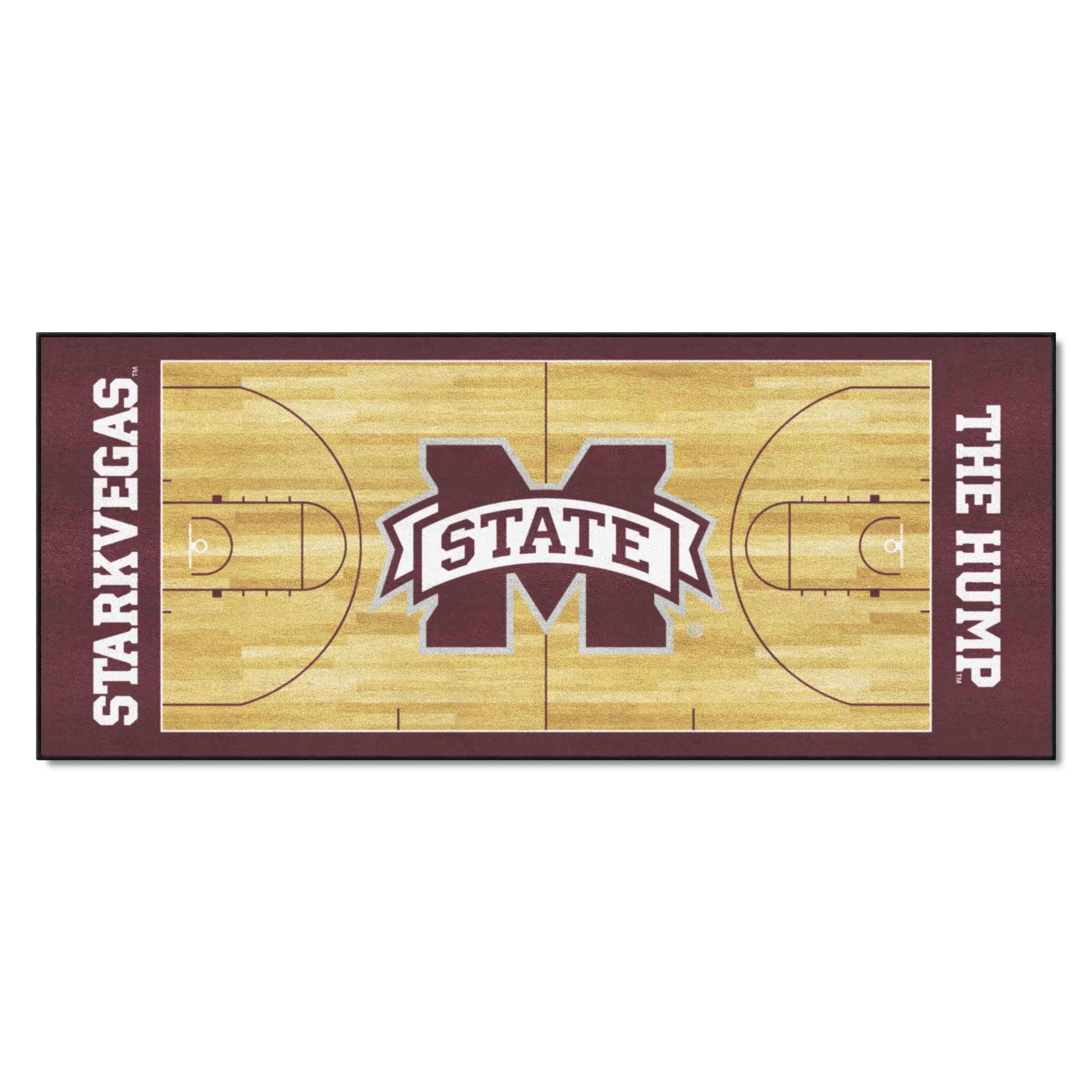 Mississippi State Bulldogs Court Runner Rug - 30in. x 72in. - Mississippi State
