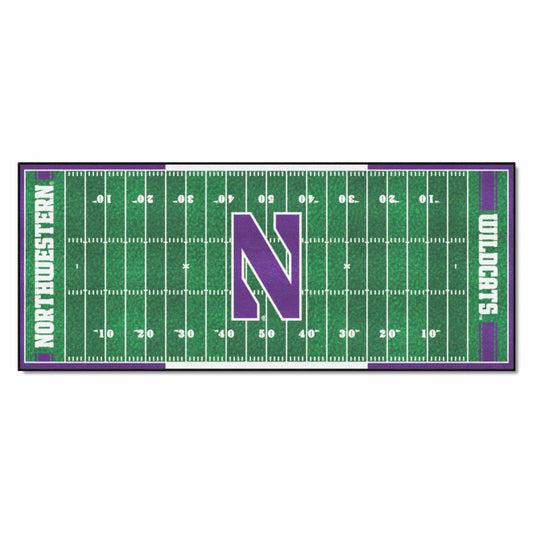 Northwestern Wildcats Field Runner Mat - 30in. x 72in. - Northwestern