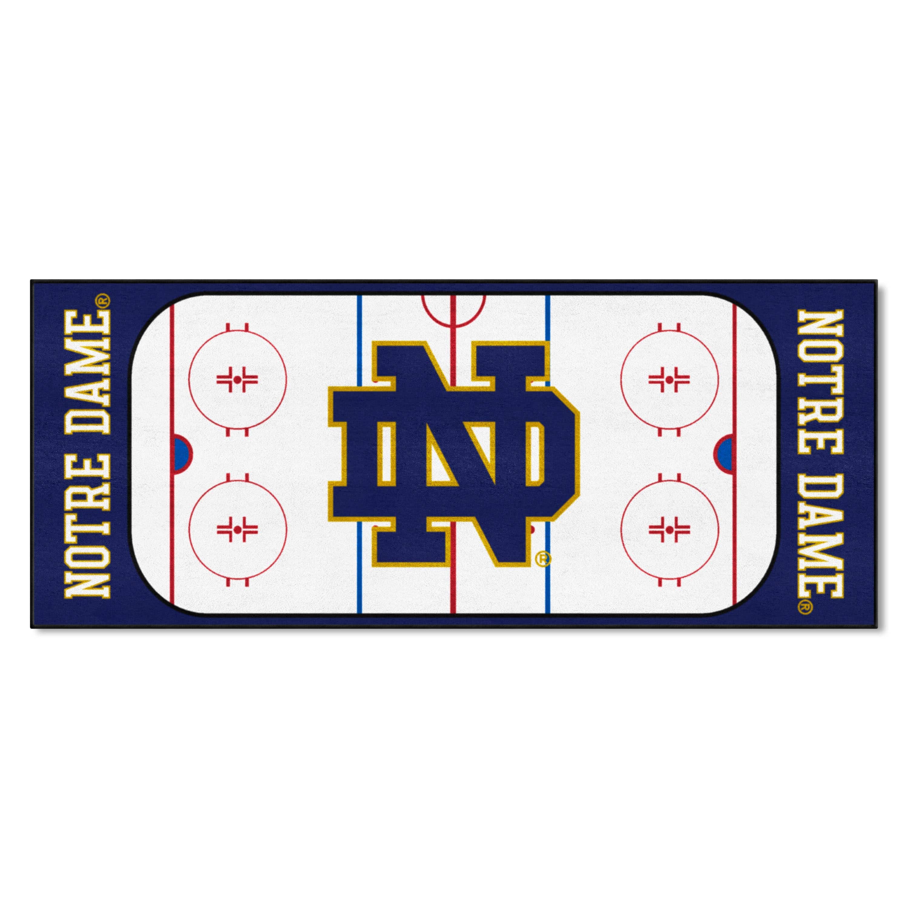 Notre Dame Fighting Irish Rink Runner - 30in. x 72in. - Notre Dame