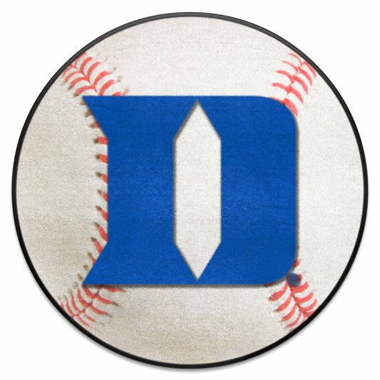 Duke Blue Devils Baseball Rug - 27in. Diameter, D Logo - Duke