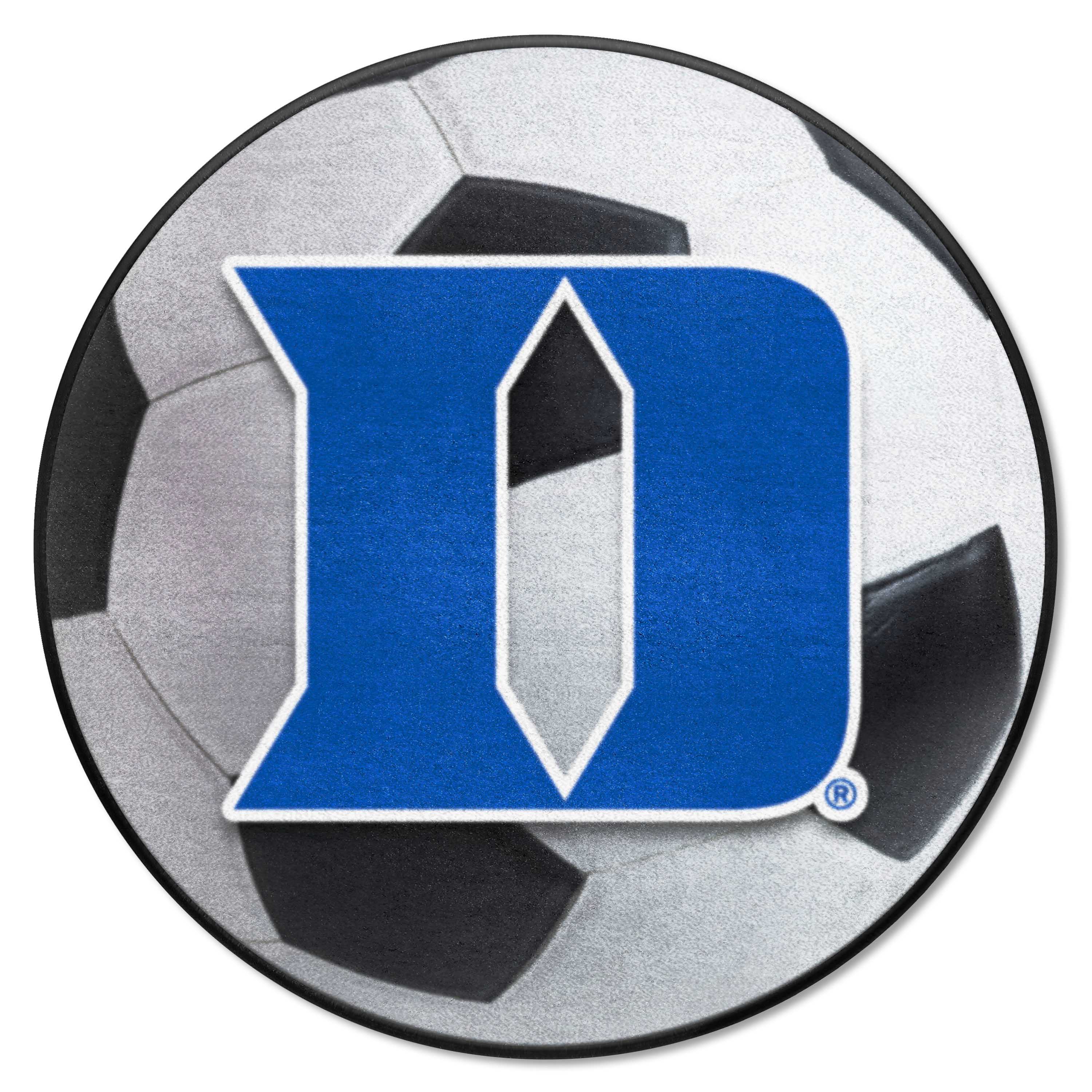Duke Blue Devils Soccer Ball Rug - 27in. Diameter, D Logo - Duke