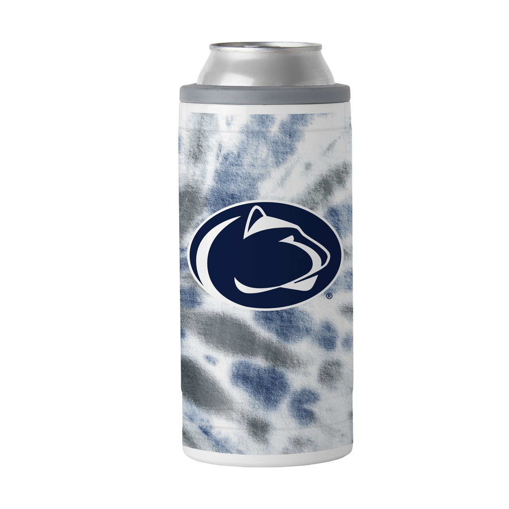Penn State 12oz Tie Dye Slim Can Coolie - Logo Brands - Flyclothing LLC
