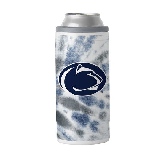 Penn State 12oz Tie Dye Slim Can Coolie - Logo Brands - Flyclothing LLC
