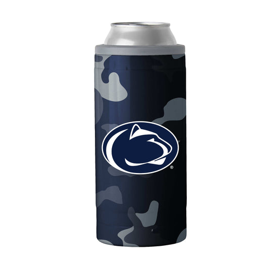 Penn State Camo Swagger 12oz Slim Can Coolie - Logo Brands - Flyclothing LLC