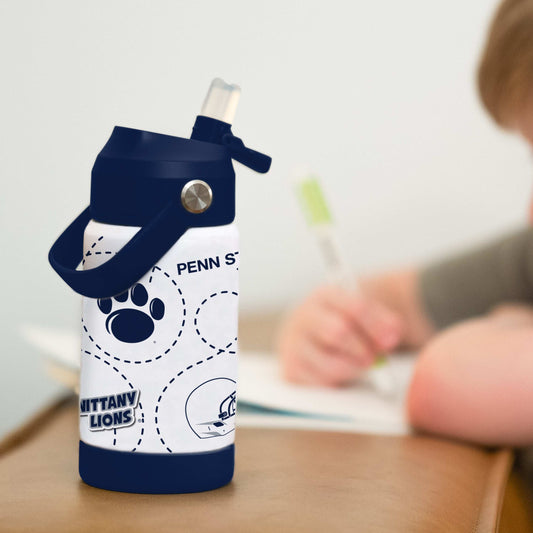 Penn State 12oz Mascot SS Kids Bottle - Logo Brands - Flyclothing LLC