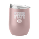 Penn State 16oz Stencil Powder Coat Curved Beverage