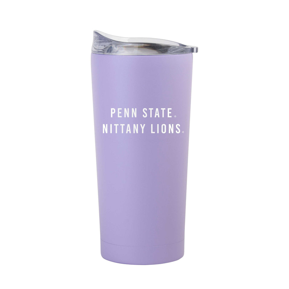 Penn State Wordmark 20oz Tonal Lavender Powder Coat Tumbler - Logo Brands - Flyclothing LLC