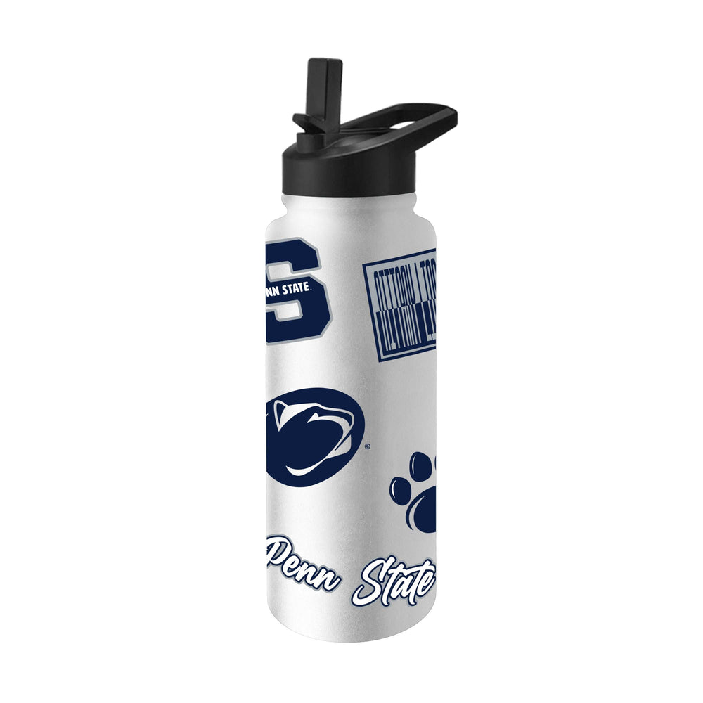 Penn State 34oz White Dreamweave Quencher Bottle - Logo Brands - Flyclothing LLC