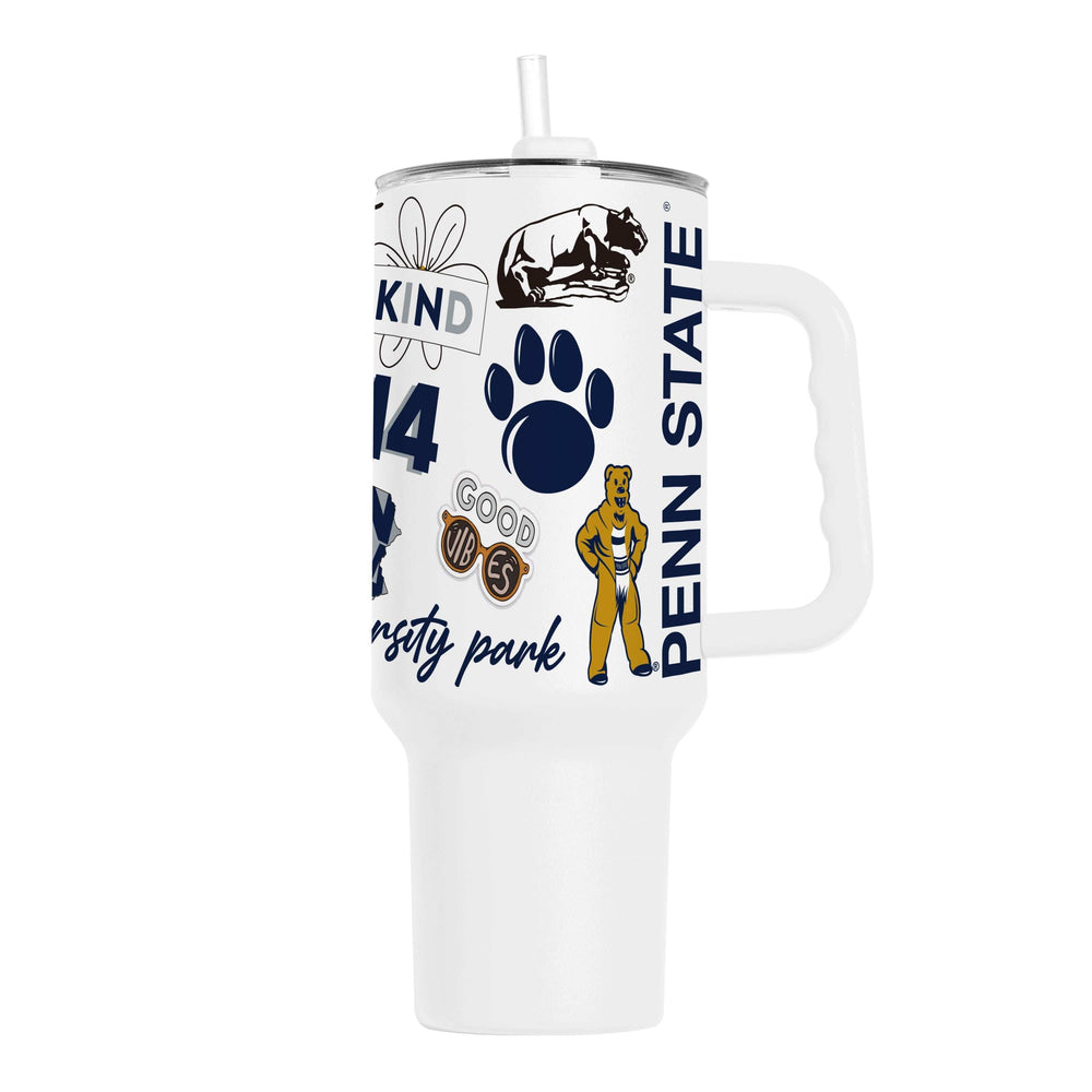 Penn State 40oz Native Powder Coat Tumbler - Logo Brands - Flyclothing LLC