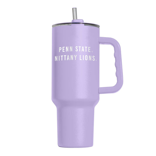Penn State Wordmark 40oz Tonal Lavender Powder Coat Tumbler - Logo Brands - Flyclothing LLC