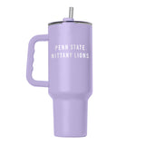 Penn State Wordmark 40oz Tonal Lavender Powder Coat Tumbler