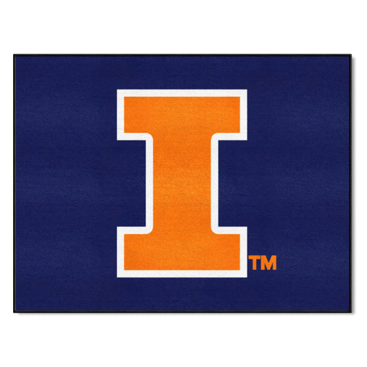 Illinois Illini All-Star Rug - 34 in. x 42.5 in. - Illinois