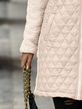 Texture Zip Up Long Sleeve Hooded Coat - Trendsi - Flyclothing LLC