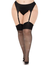 Harmony Wide Top Rhinestone Stockings