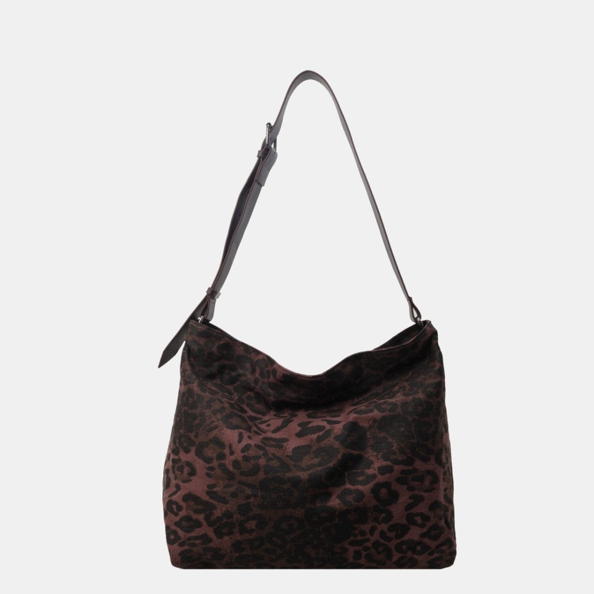 Leopard Adjustable Strap Tote Bag - Trendsi