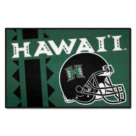 Hawaii Rainbows Starter Mat Accent Rug - 19in. x 30in., Uniform Design - Hawaii