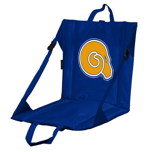Albany State University Royal Stadium Seat f/ Primary logo - Logo Brands - Flyclothing LLC