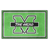 Marshall Thundering Herd 4ft. x 6ft. Plush Area Rug - Marshall