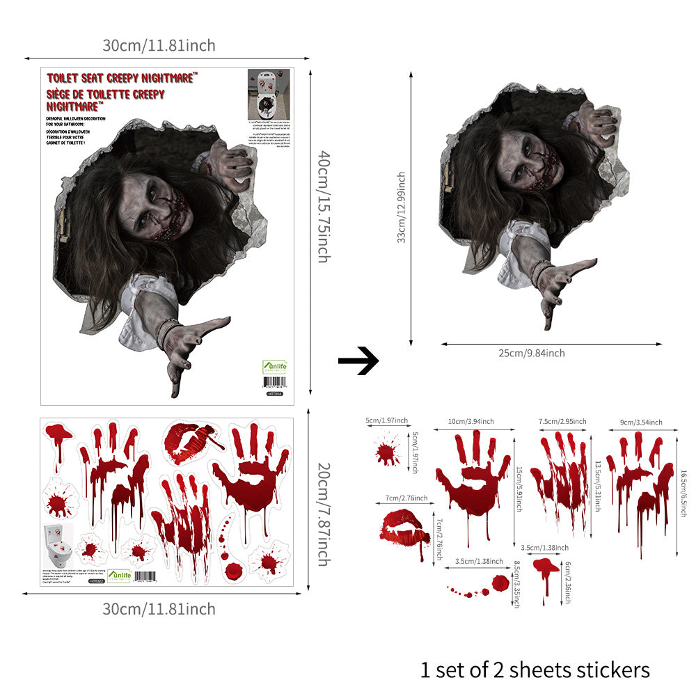 Halloween decoration stickers - My Store - Flyclothing LLC