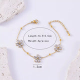 18K Gold-Plated Flower Jewelry Set - Trendsi - Flyclothing LLC