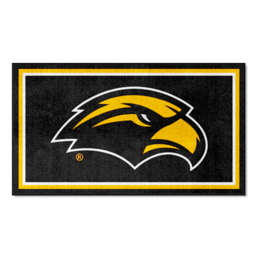 Southern Miss Golden Eagles 3ft. x 5ft. Plush Area Rug