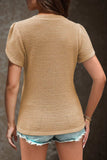V-Neck Petal Sleeve Blouse - Trendsi - Flyclothing LLC