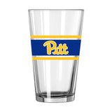Pittsburgh 16oz Stripe Pint Glass - Logo Brands - Flyclothing LLC