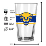 Pittsburgh 16oz Stripe Pint Glass - Logo Brands - Flyclothing LLC