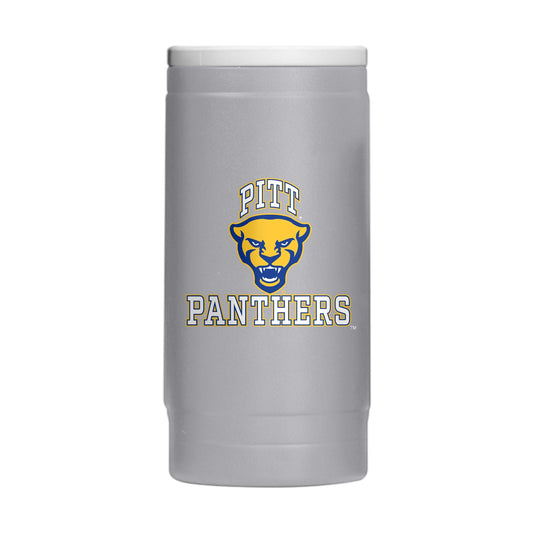 Pittsburgh 12oz Athletic Powdercoat SlimCan Coolie - Logo Brands - Flyclothing LLC
