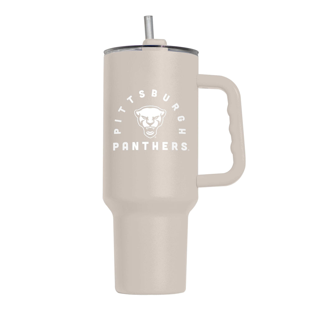 Pittsburgh Sand 40oz Archway Powder Coat Tumbler - Logo Brands - Flyclothing LLC