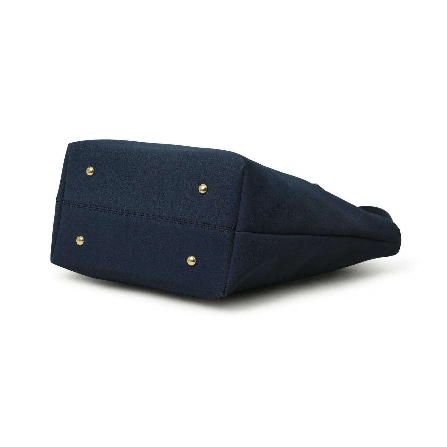 Era Vegan Leather Tote - Navy Blue - Classy Leather Bags - Flyclothing LLC