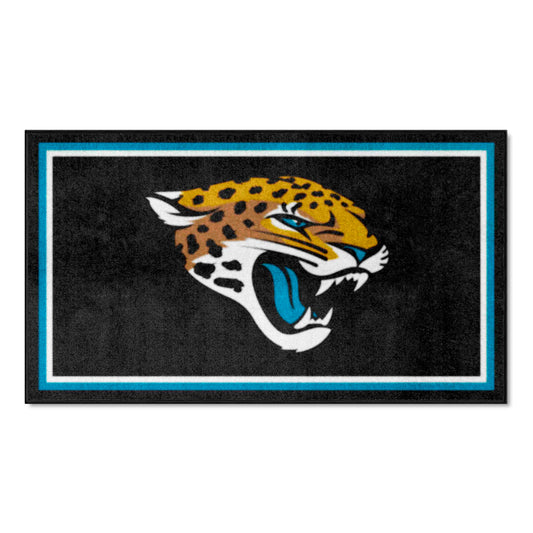 Jacksonville Jaguars 3ft. x 5ft. Plush Area Rug - Jacksonville Jaguars