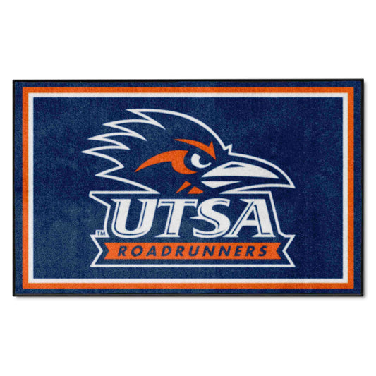 UTSA Roadrunners 4ft. x 6ft. Plush Area Rug - UTSA