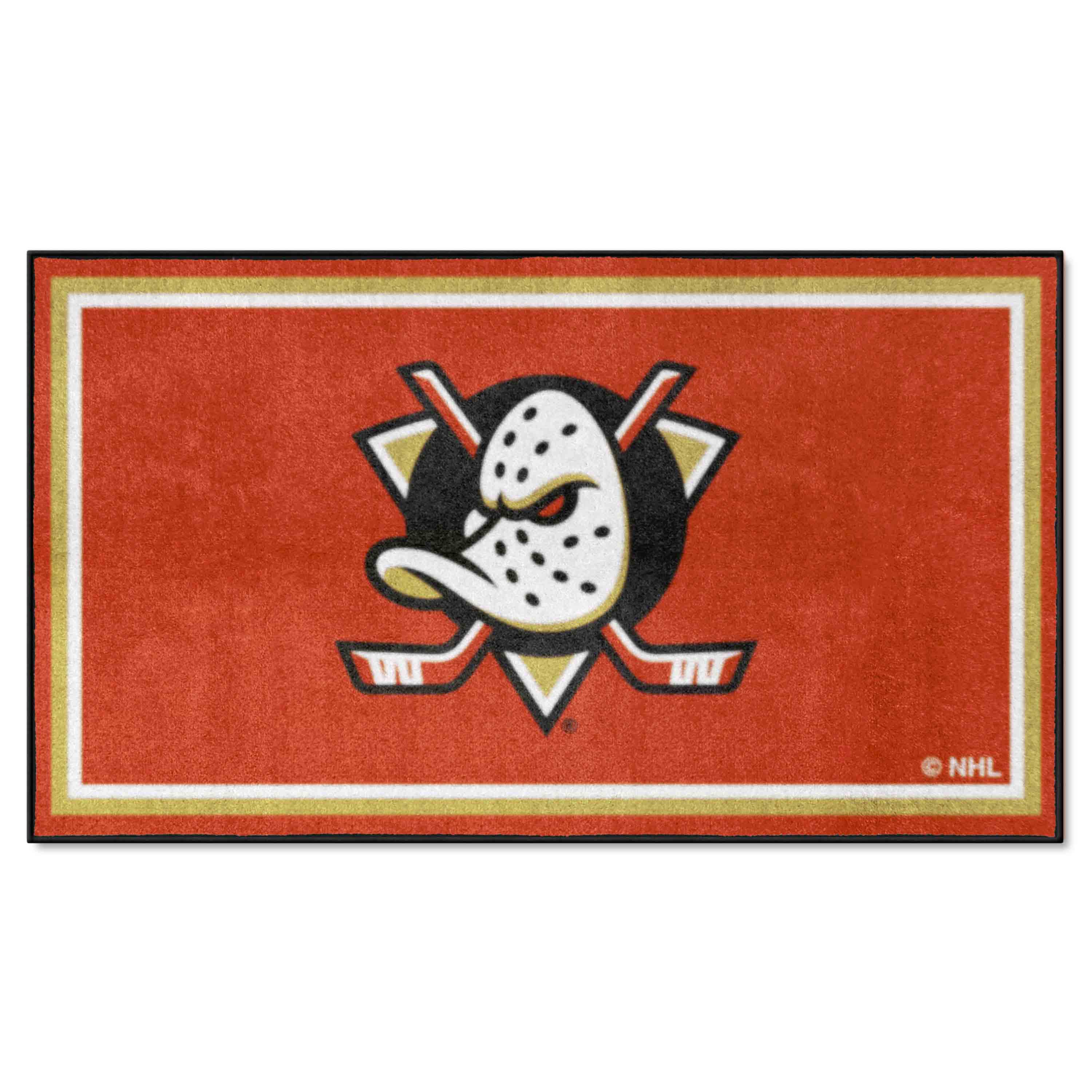 Anaheim Ducks 3ft. x 5ft. Plush Area Rug - Anaheim Ducks