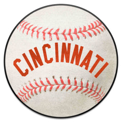 Cincinnati Reds Baseball Rug - 27in. Diameter1967 - Cincinnati Reds