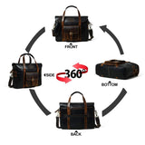 Walker Office Travel Top Handle Bag - Classy Leather Bags - Flyclothing LLC