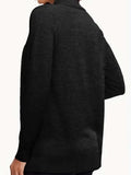 Open Front Long Sleeve Sweater Cardigan - Trendsi - Flyclothing LLC