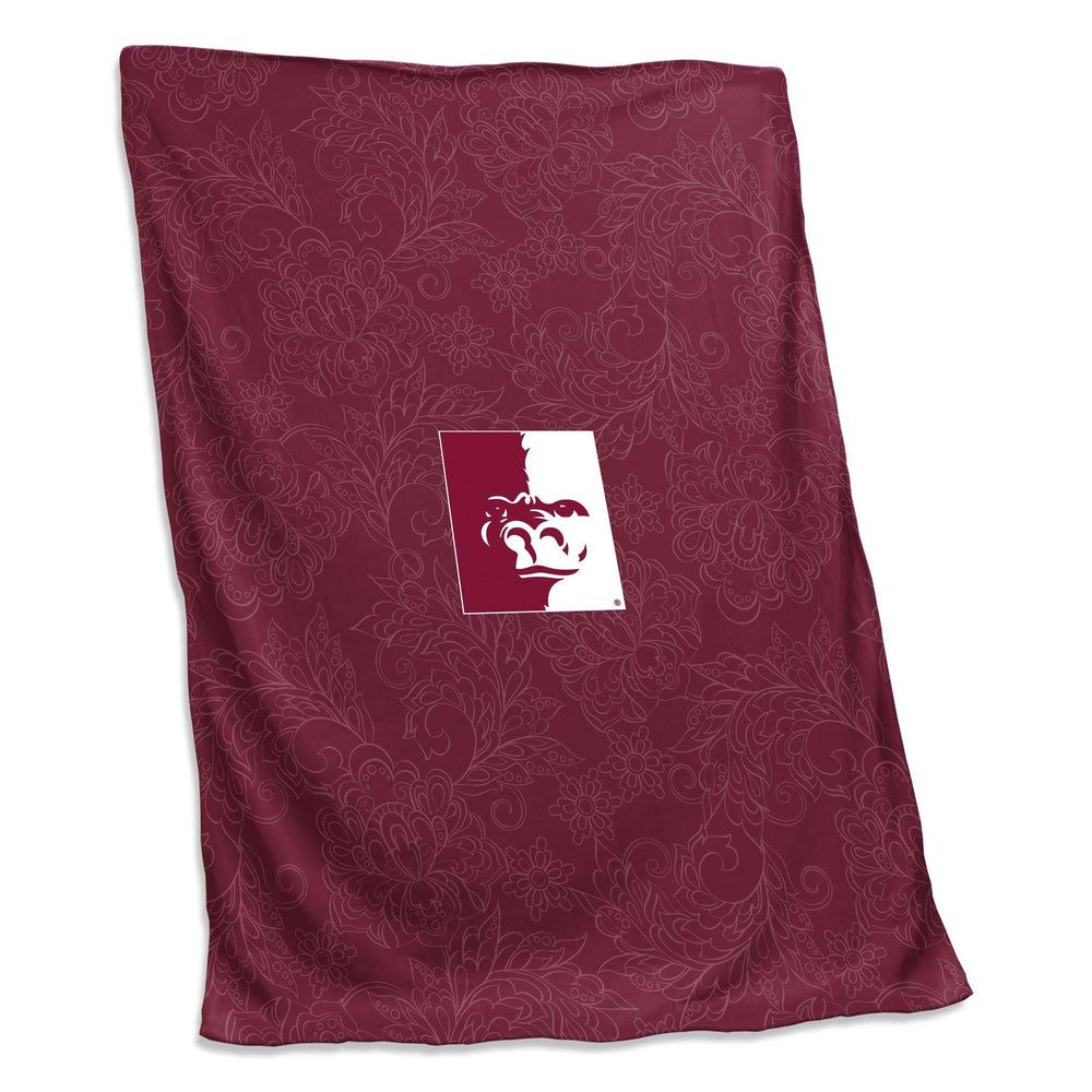 Pitt State Maroon Paisley Sweatshirt Blanket (Screened) - Logo Brands - Flyclothing LLC