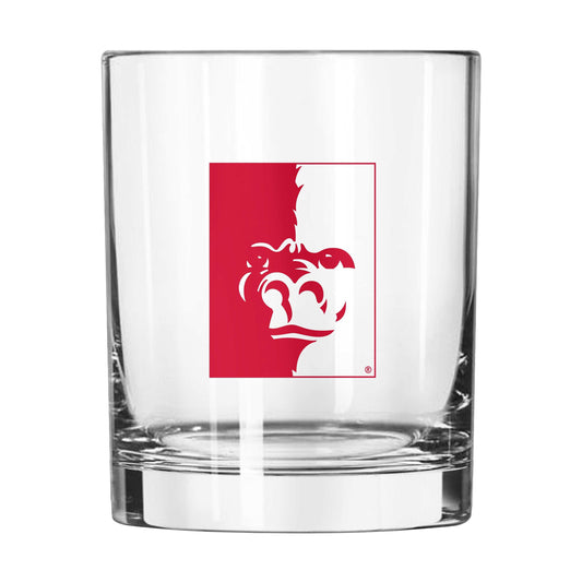 Pittsburgh State Gameday 14oz Rocks Glass - Logo Brands - Flyclothing LLC
