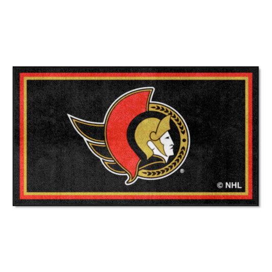 Ottawa Senators 3ft. x 5ft. Plush Area Rug - Ottawa Senators