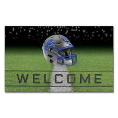 Detroit Lions Rubber Door Mat - 18in. x 30in. - Detroit Lions