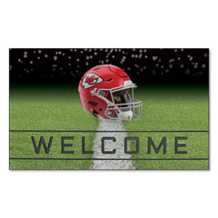 Kansas City Chiefs Rubber Door Mat - 18in. x 30in. - Kansas City Chiefs
