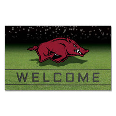 Arkansas Razorbacks Rubber Door Mat - 18in. x 30in. - Arkansas
