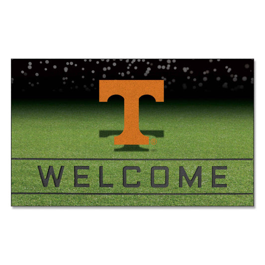 Tennessee Volunteers Rubber Door Mat - 18in. x 30in. - Tennessee