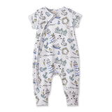 Seashore Baby Zipper Romper – Bamboo with Convertible Cuffs - Tesa Babe - Flyclothing LLC