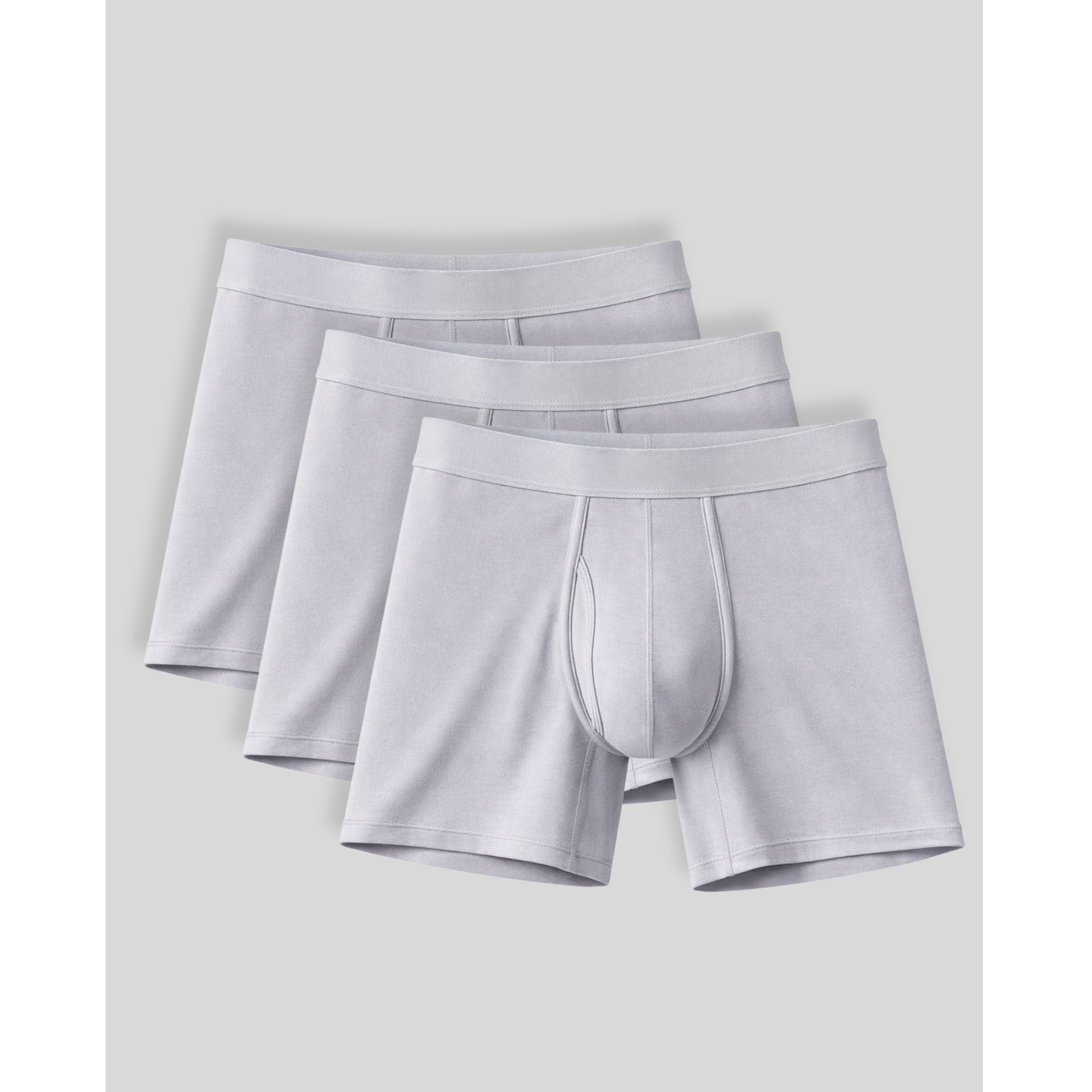 SilkCut Men’s Bamboo Boxer Briefs - 3 Pack - SilkCut Underwear - Flyclothing LLC